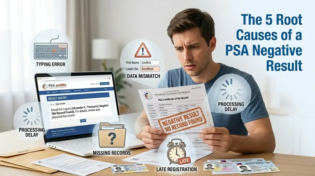 5 root causes of the PSA negative result